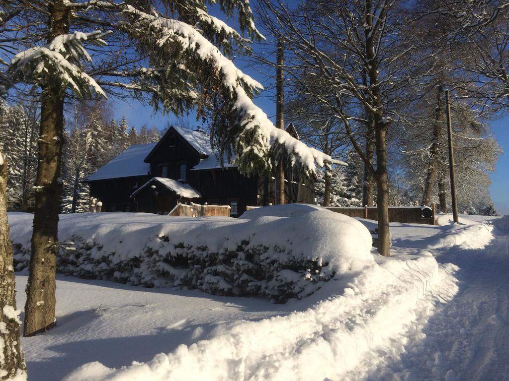 Ferienhaus Berghuette Vogtland In Klingenthal Villa Esterno foto