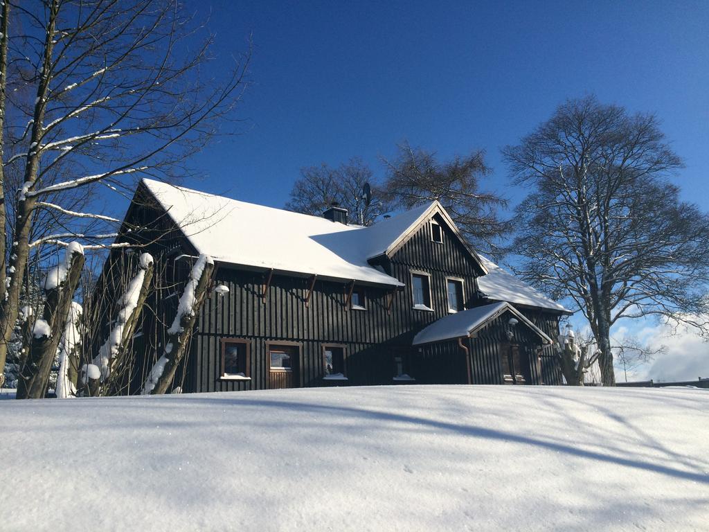 Ferienhaus Berghuette Vogtland In Klingenthal Villa Esterno foto